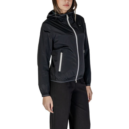 Blauer Black Polyamide Jackets &amp; Coat