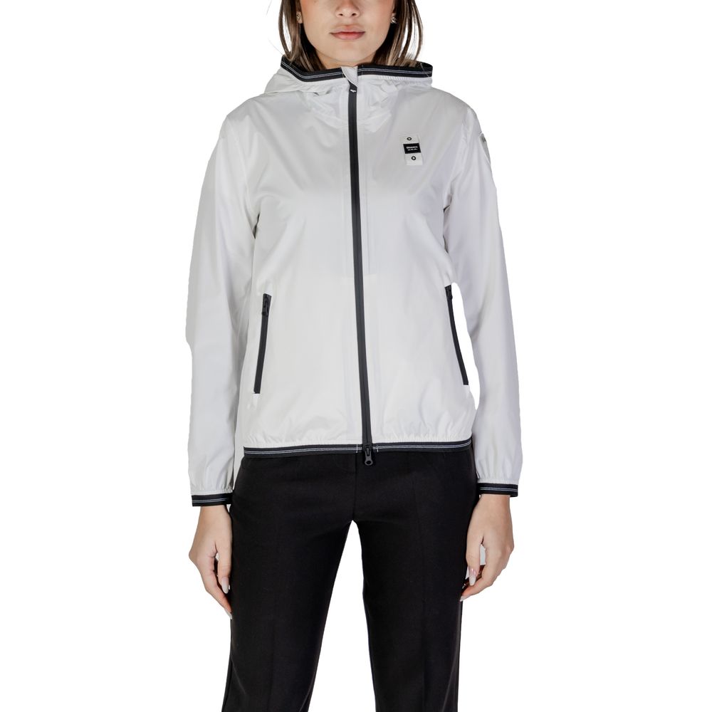 Blauer White Polyamide Jackets &amp; Coat