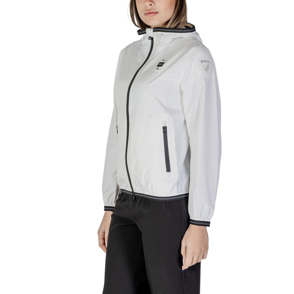 Blauer White Polyamide Jackets &amp; Coat