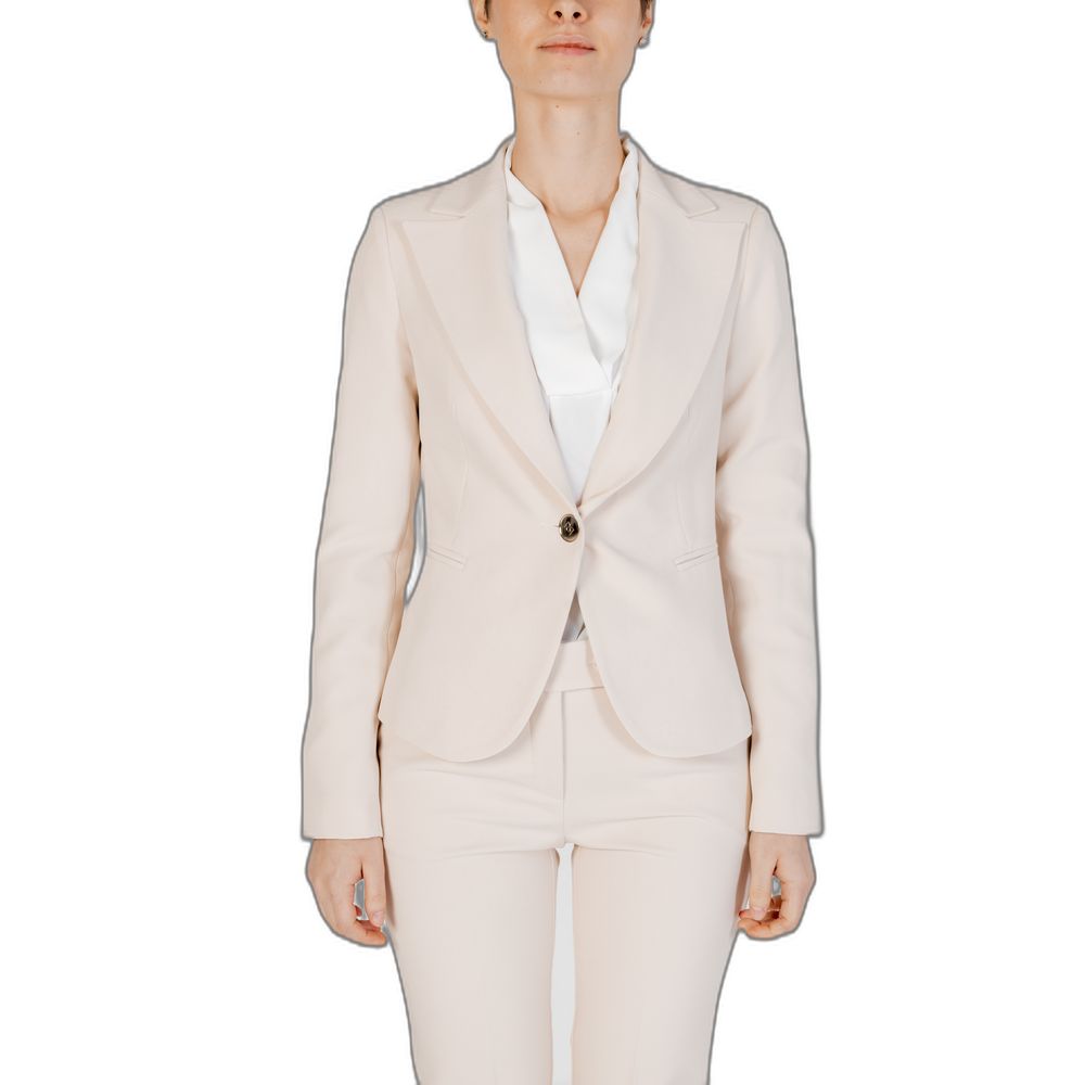 Rinascimento Beige Polyester Suits &amp; Blazer