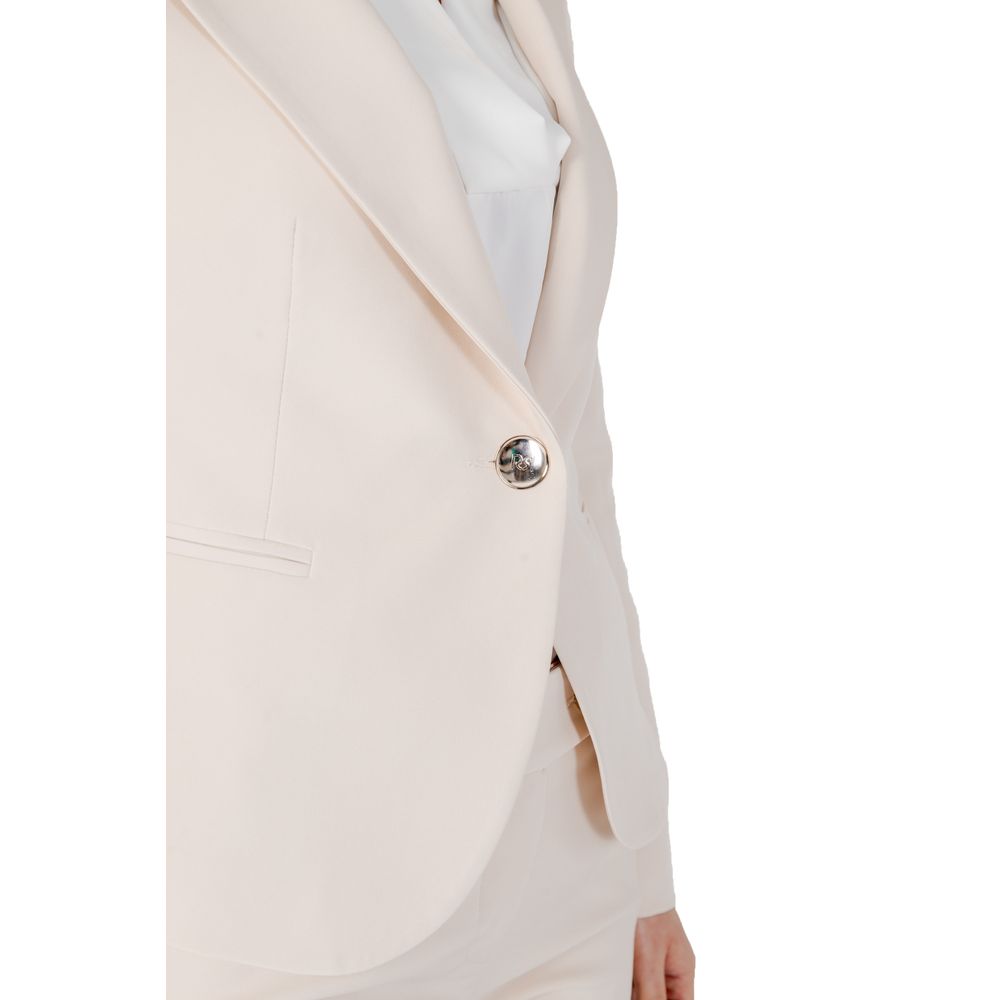 Rinascimento Beige Polyester Suits &amp; Blazer