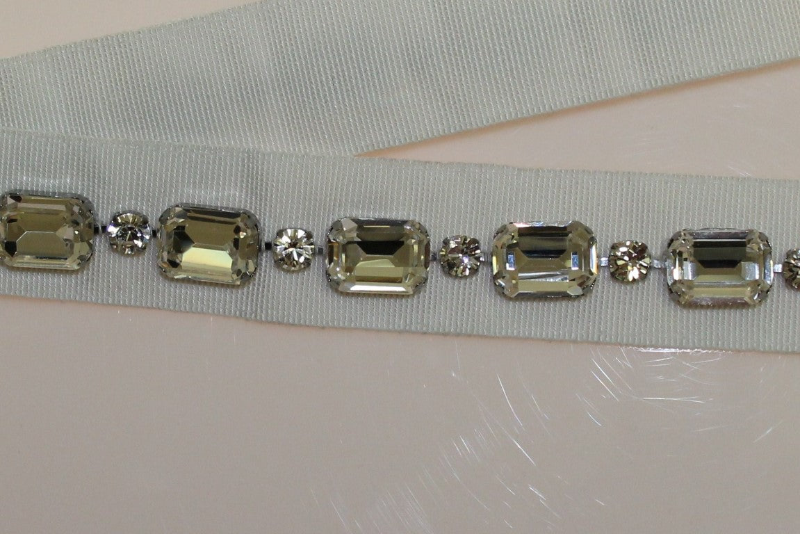 Dolce &amp; Gabbana Elegant Crystal-Embellished Waist Belt