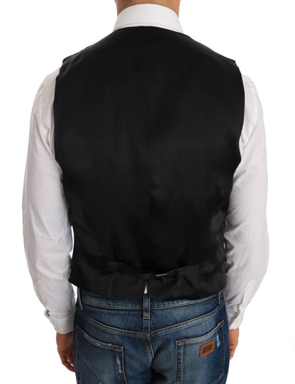 Dolce &amp; Gabbana Elegant Slim Fit Formal Vest in Black