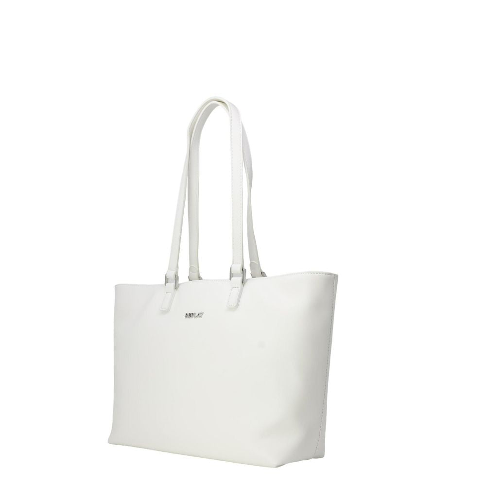 Replay White Polyethylene Handbag