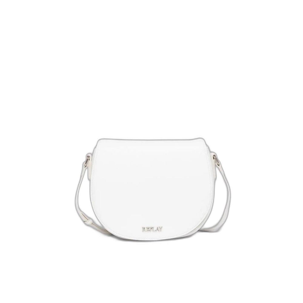 Replay White Polyethylene Handbag