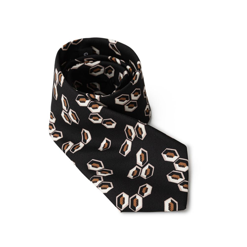 Giorgio Armani Black Silk Ties &amp; Bowty