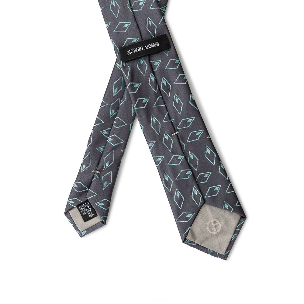 Giorgio Armani Gray Silk Ties &amp; Bowty