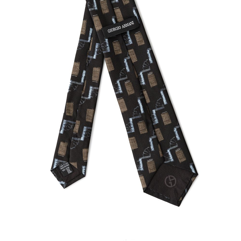 Giorgio Armani Black Silk Ties &amp; Bowty