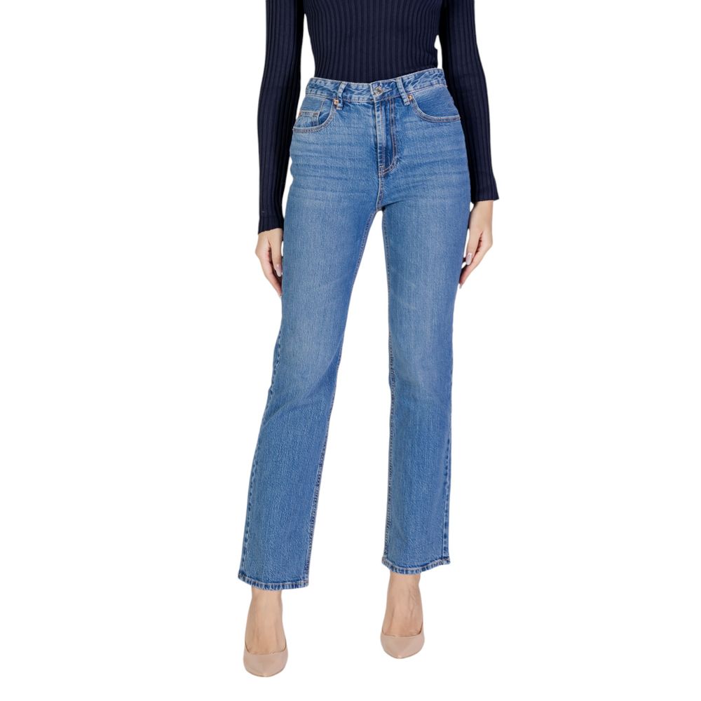 Vero Moda Light Blue Cotton Jeans &amp; Pant