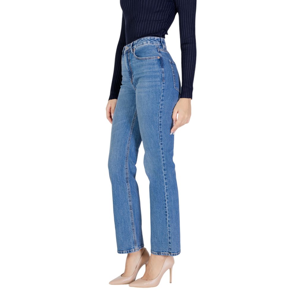 Vero Moda Light Blue Cotton Jeans &amp; Pant