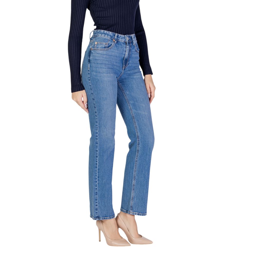 Vero Moda Light Blue Cotton Jeans &amp; Pant