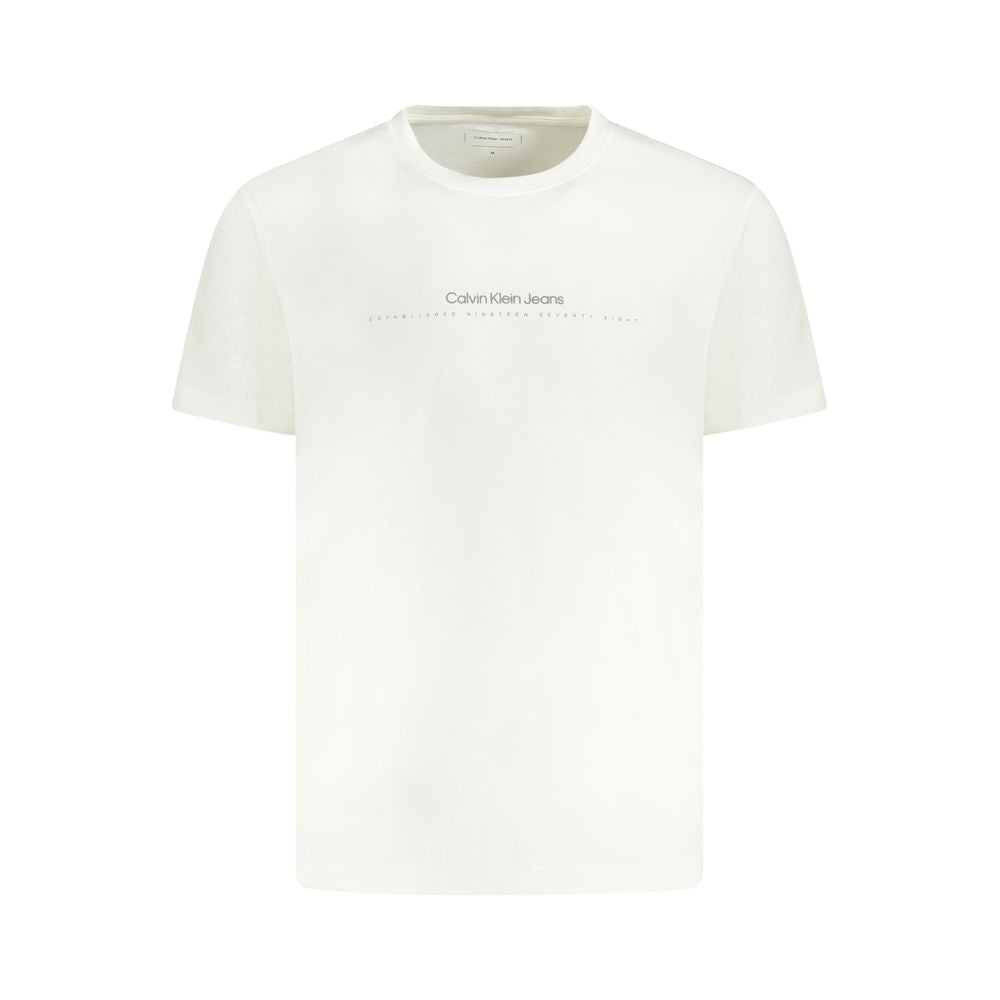 Calvin Klein White Cotton T-Shirt