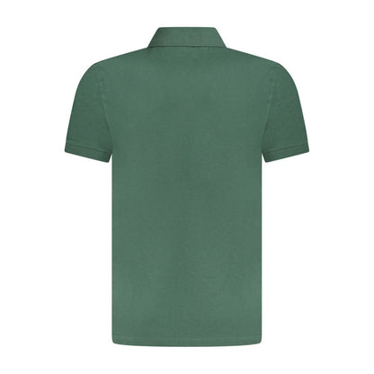 Hugo Boss Green Cotton Polo Shirt