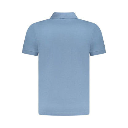 Hugo Boss Light Blue Cotton Polo Shirt