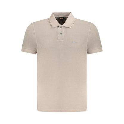 Hugo Boss Gray Cotton Polo Shirt