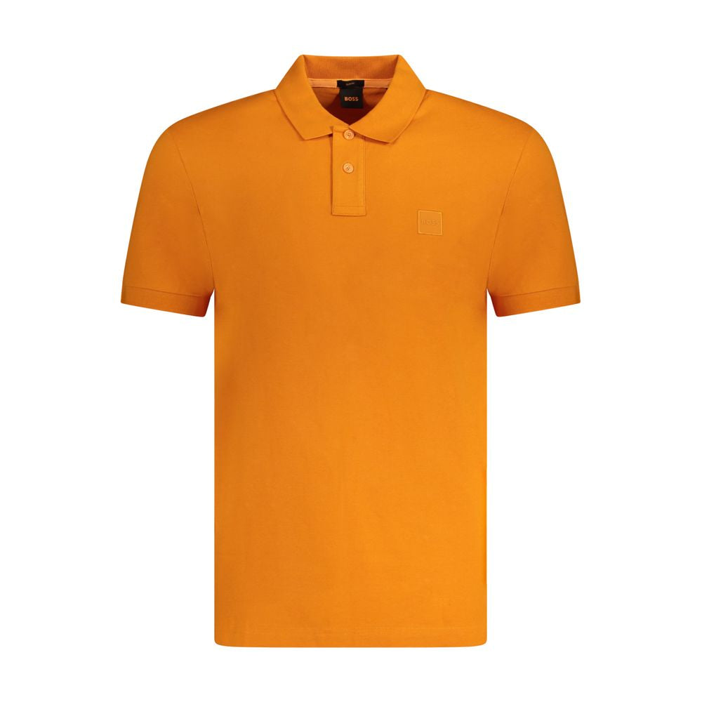 Hugo Boss Orange Cotton Polo Shirt