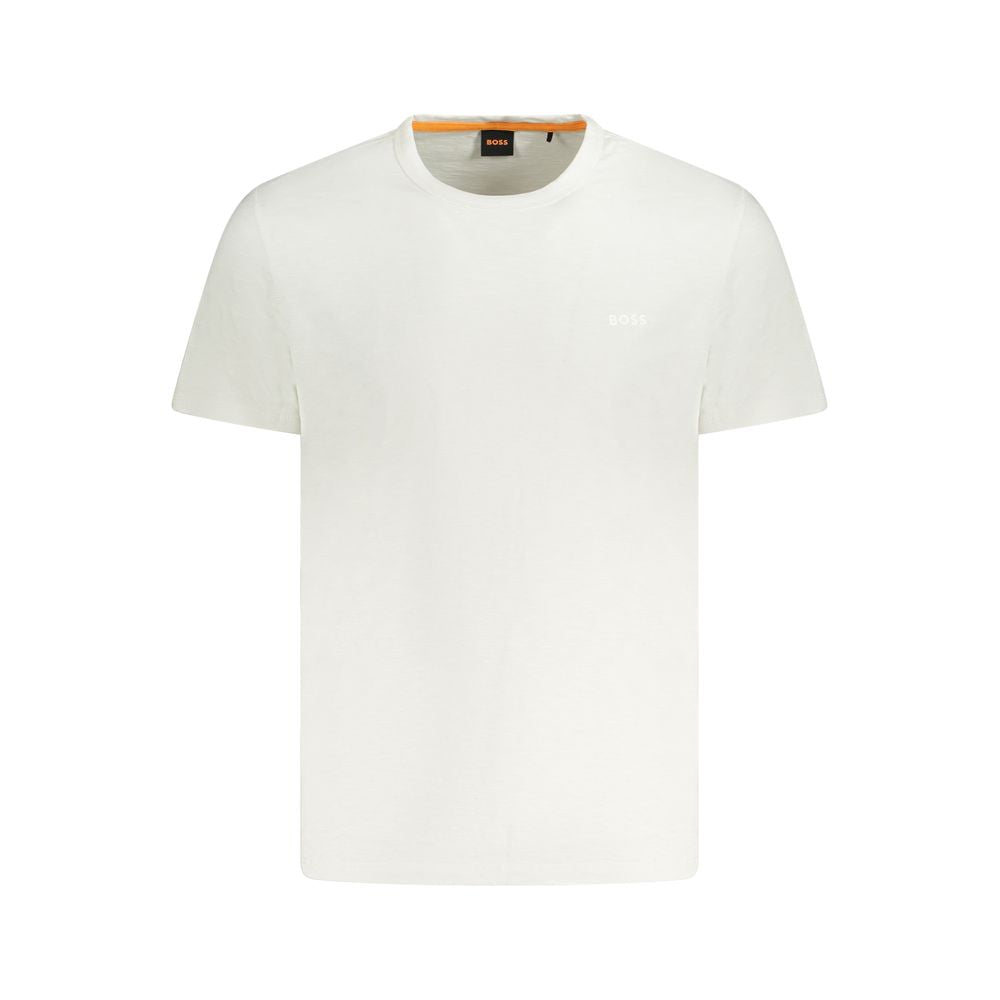 Hugo Boss White Cotton T-Shirt