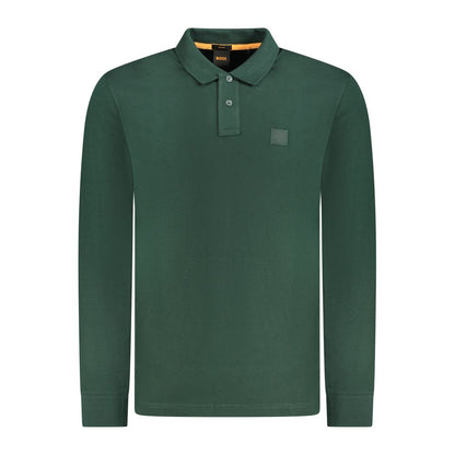 Hugo Boss Green Cotton Polo Shirt