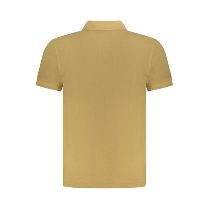 Hugo Boss Beige Cotton Polo Shirt