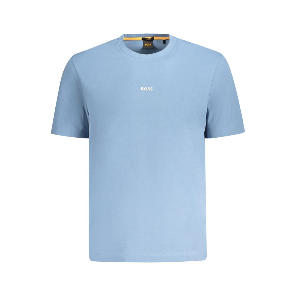 Hugo Boss Light Blue Cotton T-Shirt