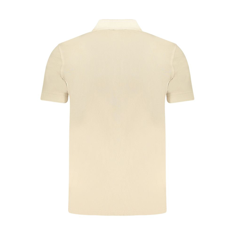 Hugo Boss Beige Cotton Polo Shirt