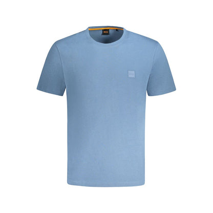 Hugo Boss Light Blue Cotton T-Shirt