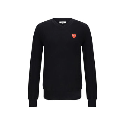 Comme Des Garçons Play Logoed Sweater