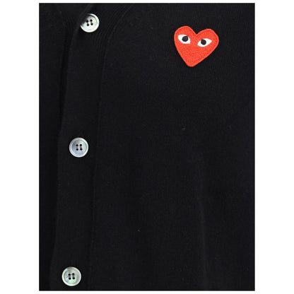 Comme Des Garçons Play Logoed Cardigan