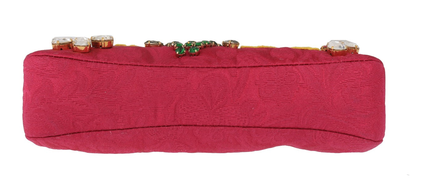 Dolce &amp; Gabbana Elegant Evening Party Clutch in Pink