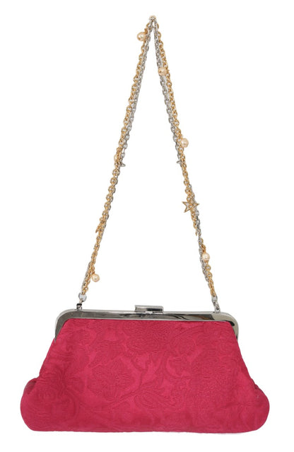 Dolce &amp; Gabbana Elegant Evening Party Clutch in Pink