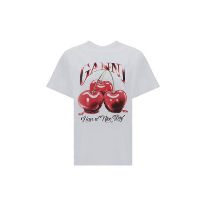 Ganni Cherry Relaxed T-Shirt