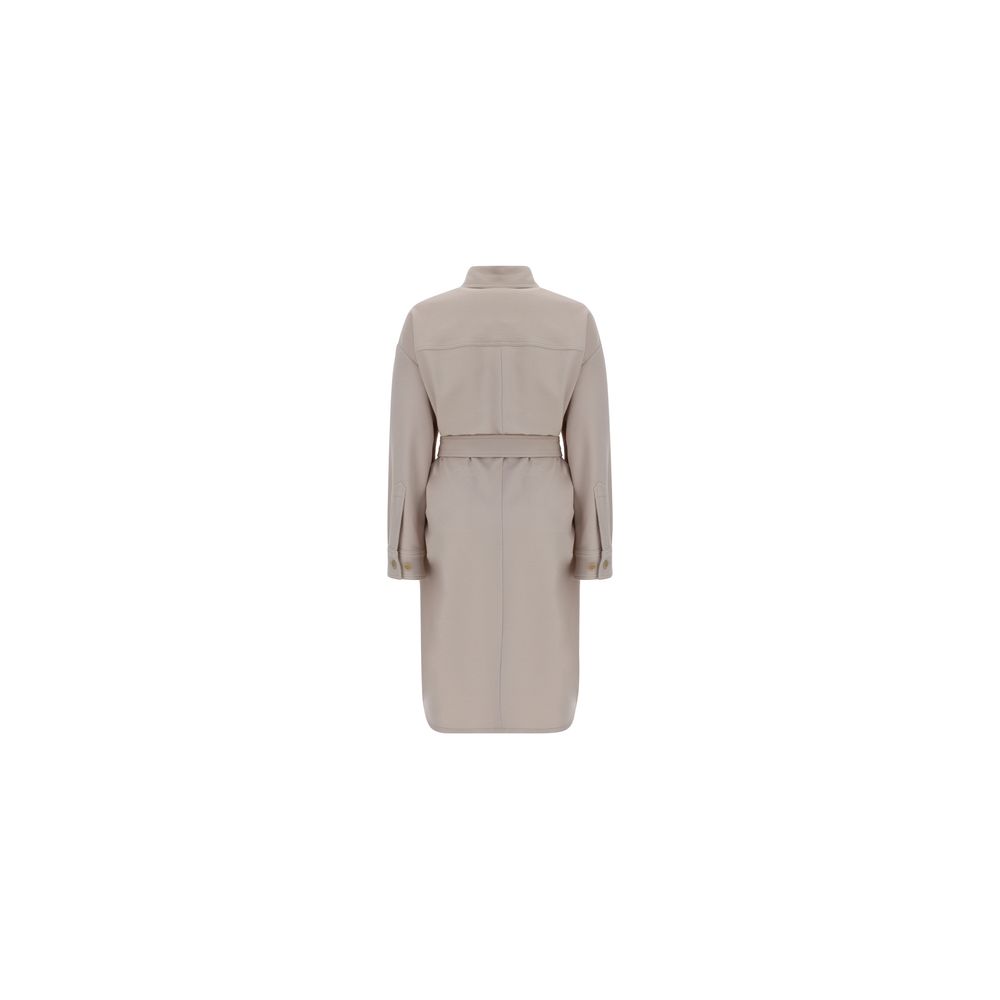 Brunello Cucinelli Belted Wool Coat