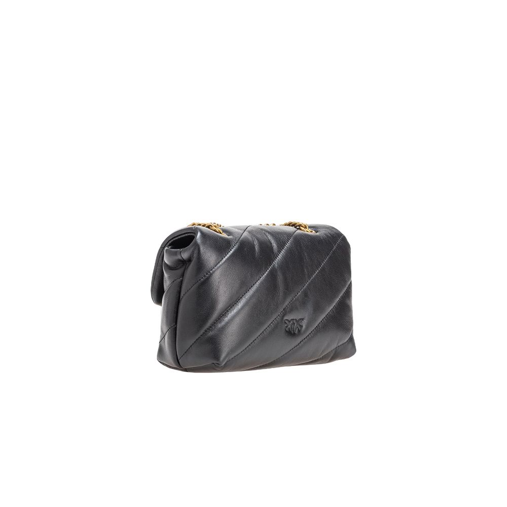 PINKO Black Leather Handbag