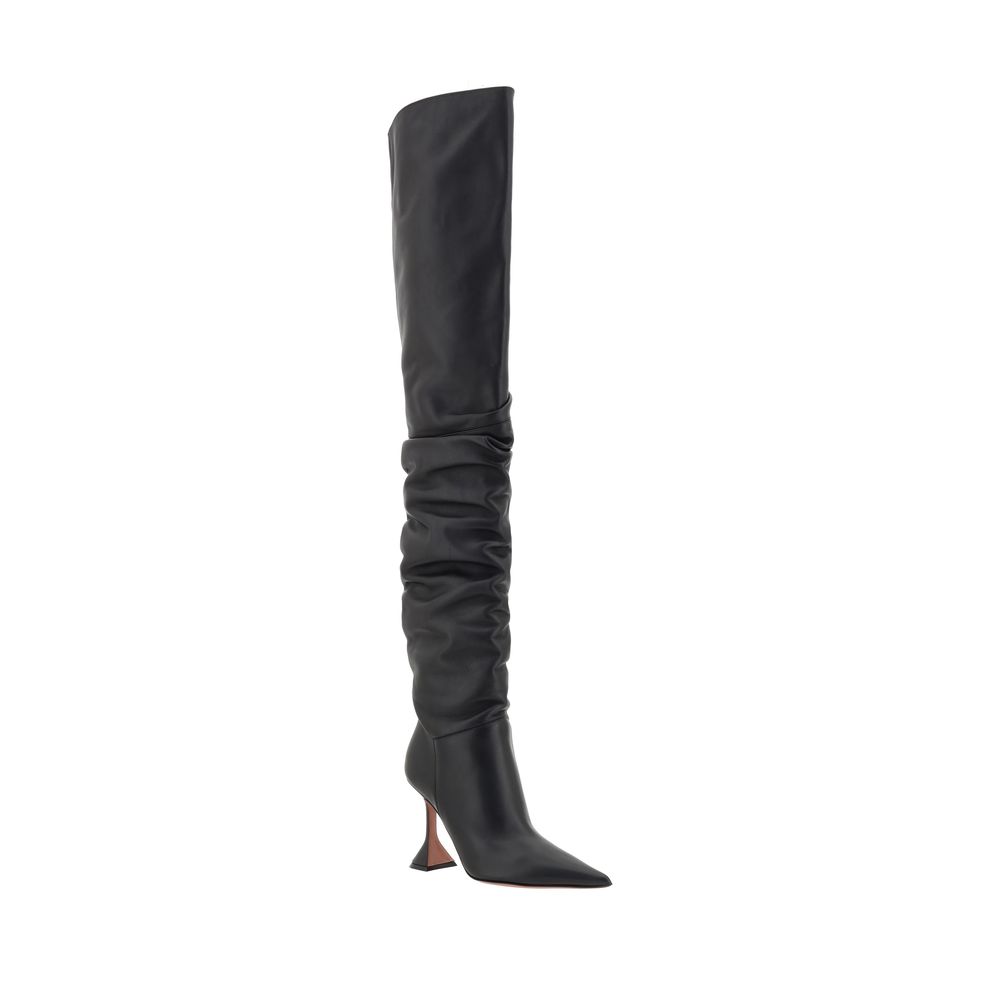 Amina Muaddi Olivia High Boots