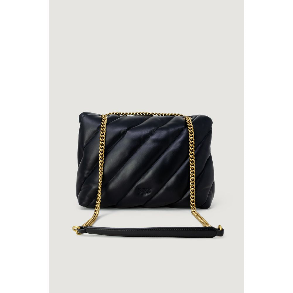 PINKO Black Leather Handbag