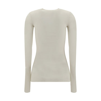 Jil Sander Semi-sheer Long Sleeve Top