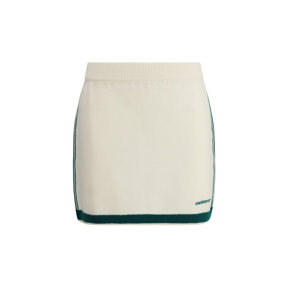 Casablanca Woven Miniskirt