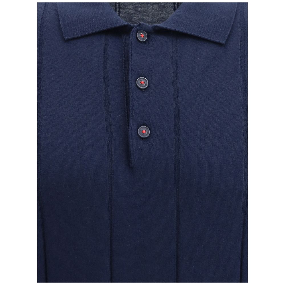 Kiton Ribbed Polo Shirt