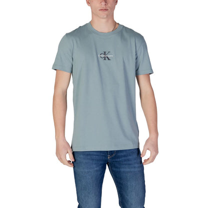 Calvin Klein Jeans Green Cotton Rigenerato T-Shirt