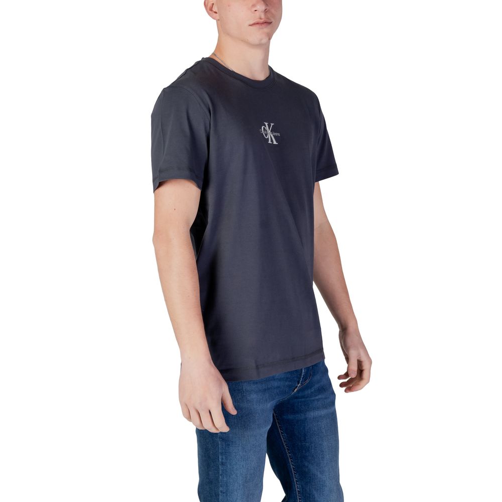 Calvin Klein Jeans Gray Cotton Rigenerato T-Shirt