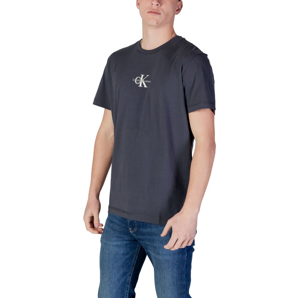 Calvin Klein Jeans Gray Cotton Rigenerato T-Shirt