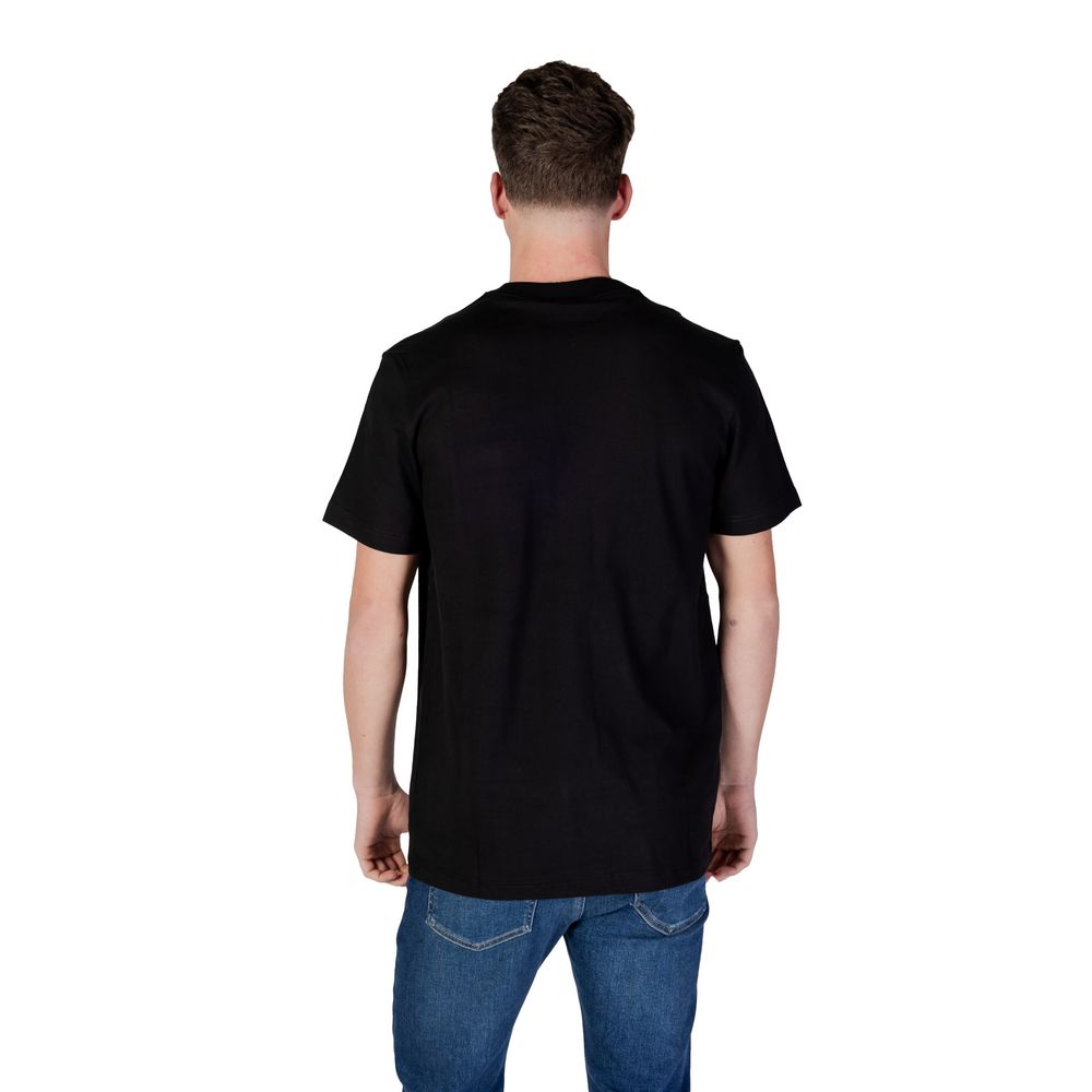 Calvin Klein Jeans Black Cotton Rigenerato T-Shirt