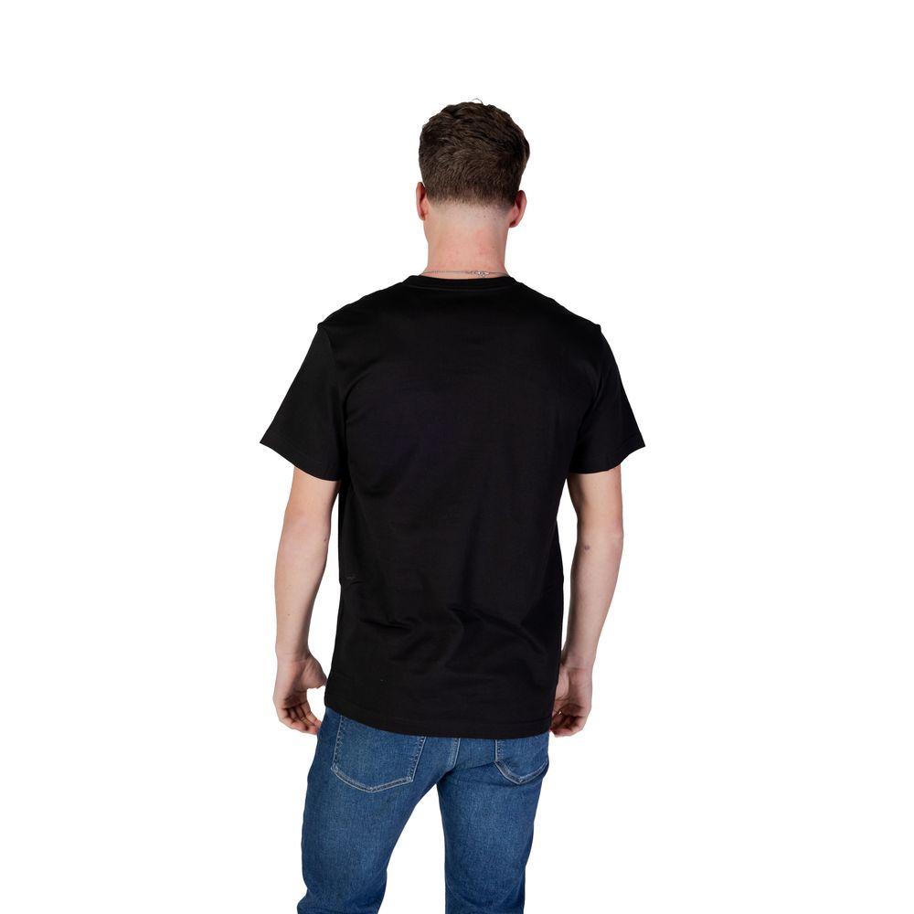 Calvin Klein Jeans Black Cotton Rigenerato T-Shirt