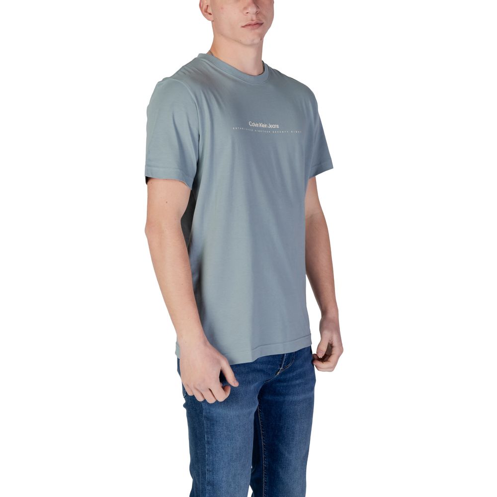 Calvin Klein Jeans Green Cotton Rigenerato T-Shirt