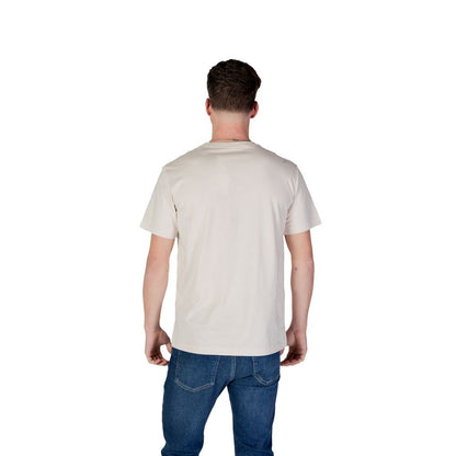 Calvin Klein Jeans Beige Cotton Rigenerato T-Shirt