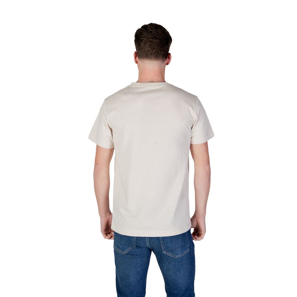 Calvin Klein Jeans Beige Cotton Rigenerato T-Shirt