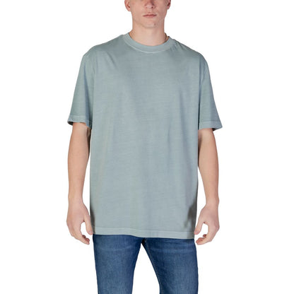 Calvin Klein Jeans Green Cotton Rigenerato T-Shirt