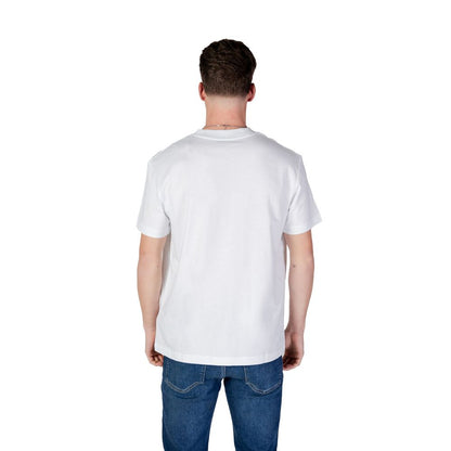 Calvin Klein Jeans White Cotton Rigenerato T-Shirt