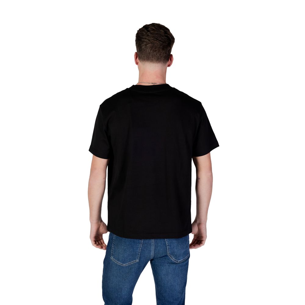 Calvin Klein Jeans Black Cotton Rigenerato T-Shirt