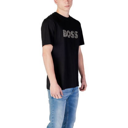 Hugo Boss Black Cotton T-Shirt